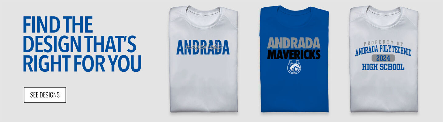 Andrada Mavericks Online Store Find Your Design Banner