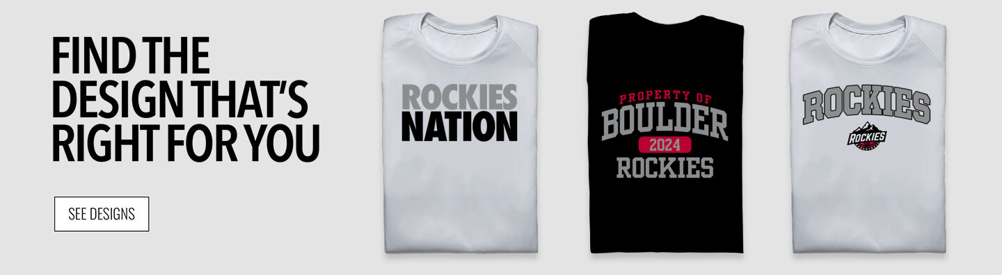  Boulder Rockies Online Store Find the Design That's Right For You - Single Banner
