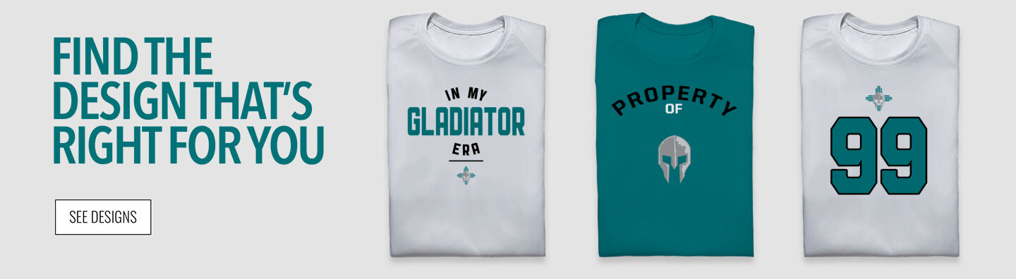 Duke City Gladiators Online Store Find the Design That's Right For You - Single Banner