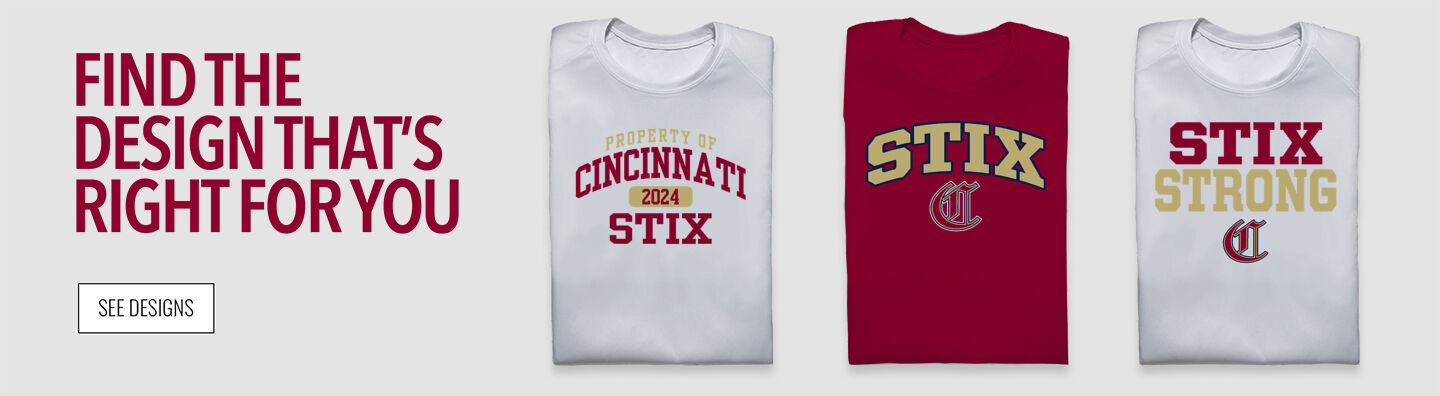 Cincinnati Stix Online Store Find the Design That's Right For You - Single Banner