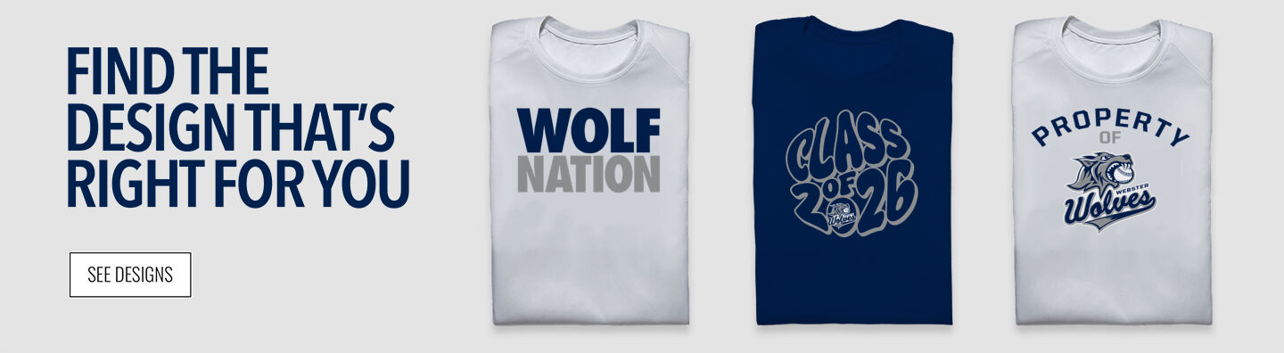 Webster Wolves Online Store Find the Design That's Right For You - Single Banner