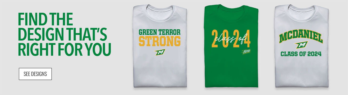 McDaniel Green Terror Find the Design That's Right For You - Single Banner