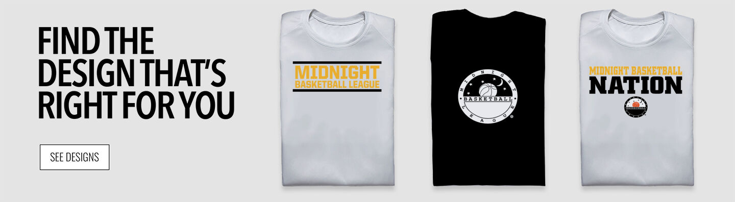 Midnight Basketball League Midnight Basketball Find the Design That's Right For You - Single Banner