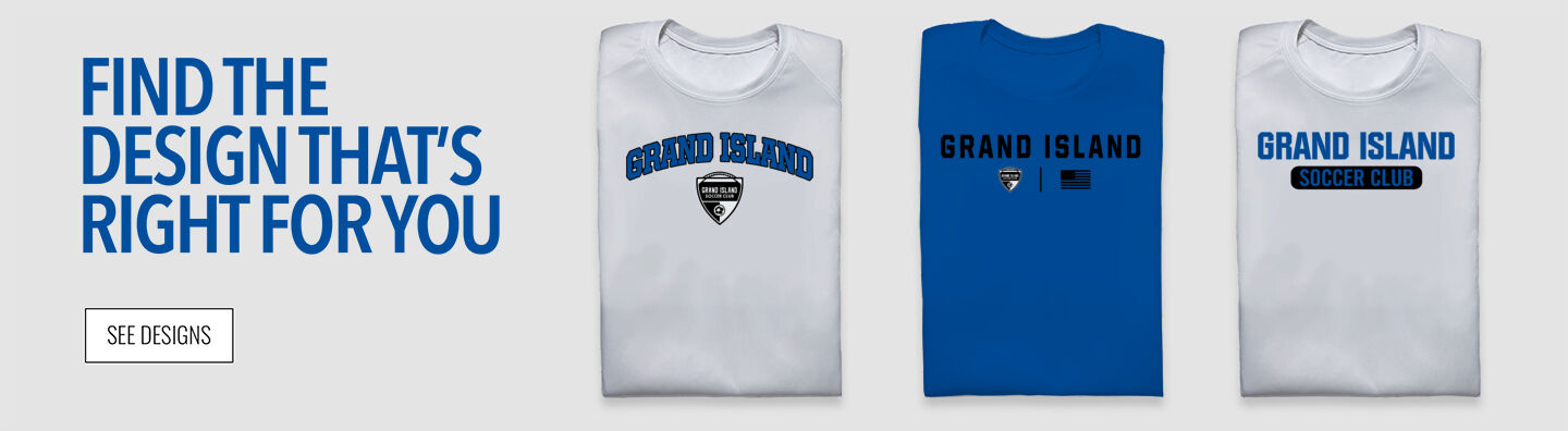 Grand Island  Soccer Club Find the Design That's Right For You - Single Banner