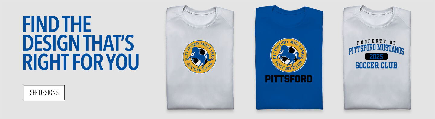 Pittsford Mustangs Find the Design That's Right For You - Single Banner