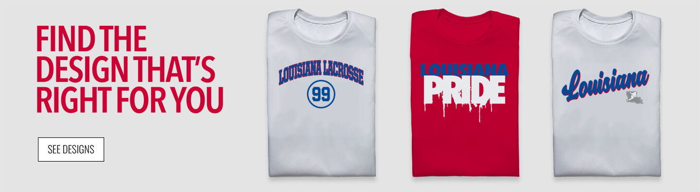 Louisiana High School  Lacrosse League Find the Design That's Right For You - Single Banner