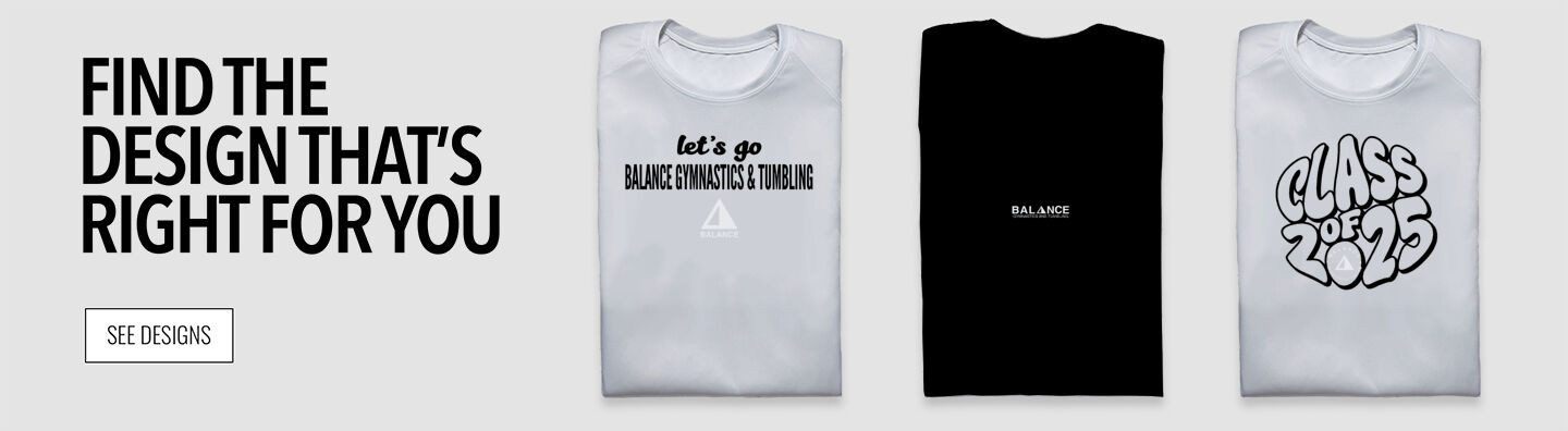 Balance Gymnastics & Tumbling & Tumbling Find the Design That's Right For You - Single Banner