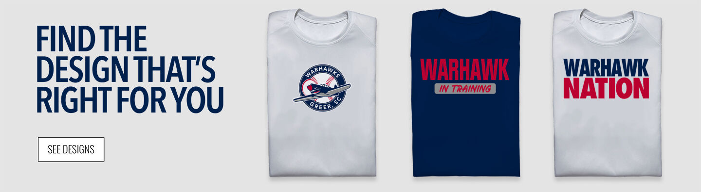 GREER WARHAWKS Find the Design That's Right For You - Single Banner