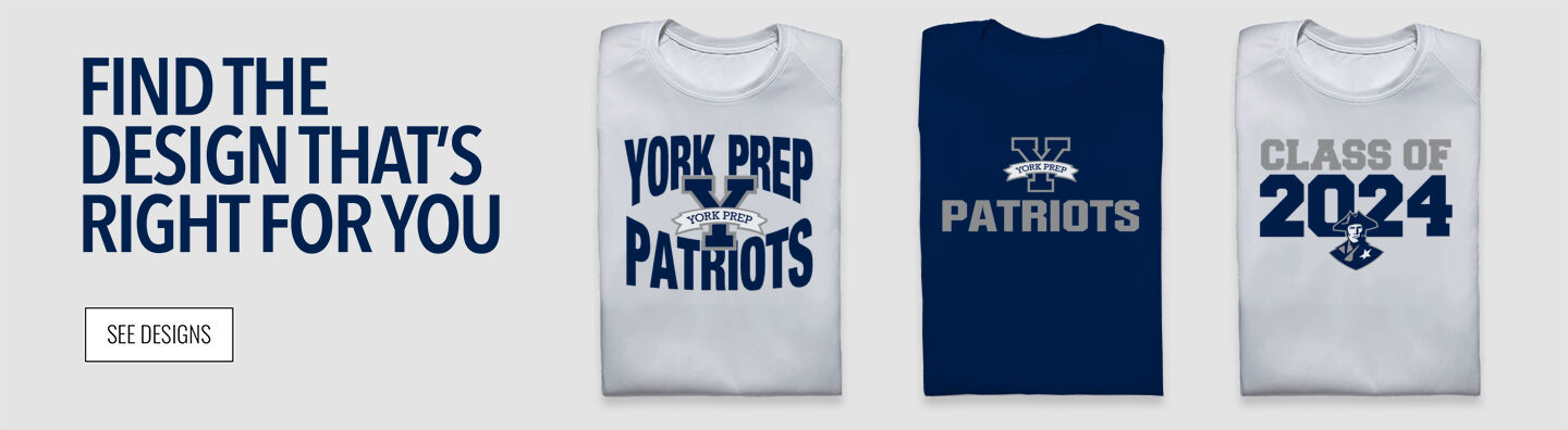 York Preparatory Academy Patriots Find the Design That's Right For You - Single Banner