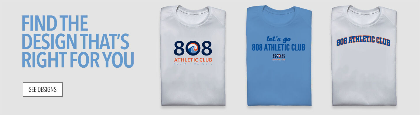 808 Athletic Club Volleyball Find the Design That's Right For You - Single Banner