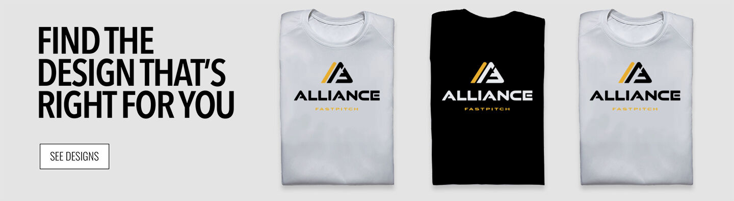 Alliance Fastpitch  Online Store Find the Design That's Right For You - Single Banner