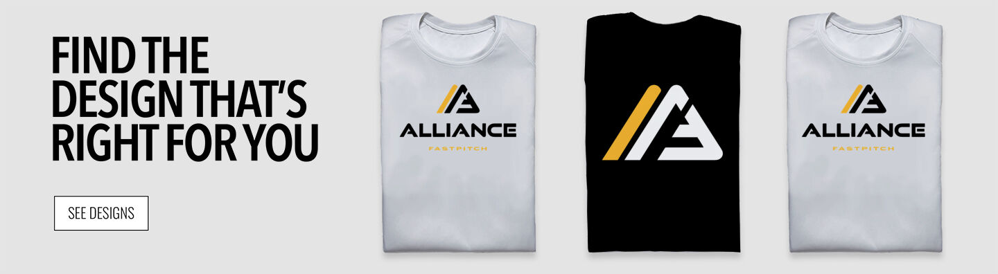Alliance Fastpitch  Online Store Find the Design That's Right For You - Single Banner