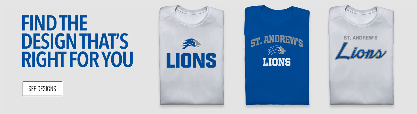 St. Andrew's  Lions Find the Design That's Right For You - Single Banner