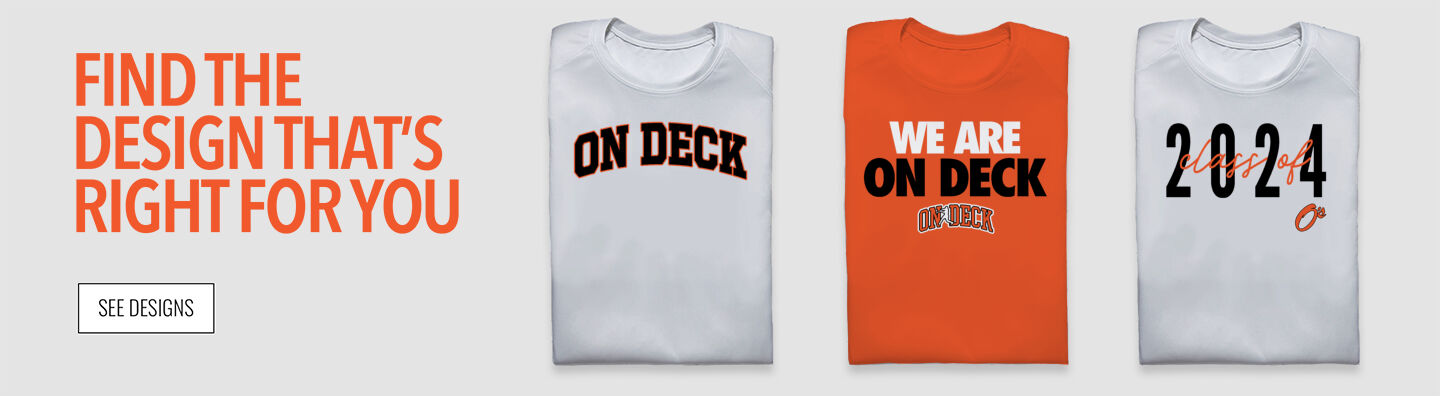 ON DECK BASEBALL Online Apparel Store Find the Design That's Right For You - Single Banner