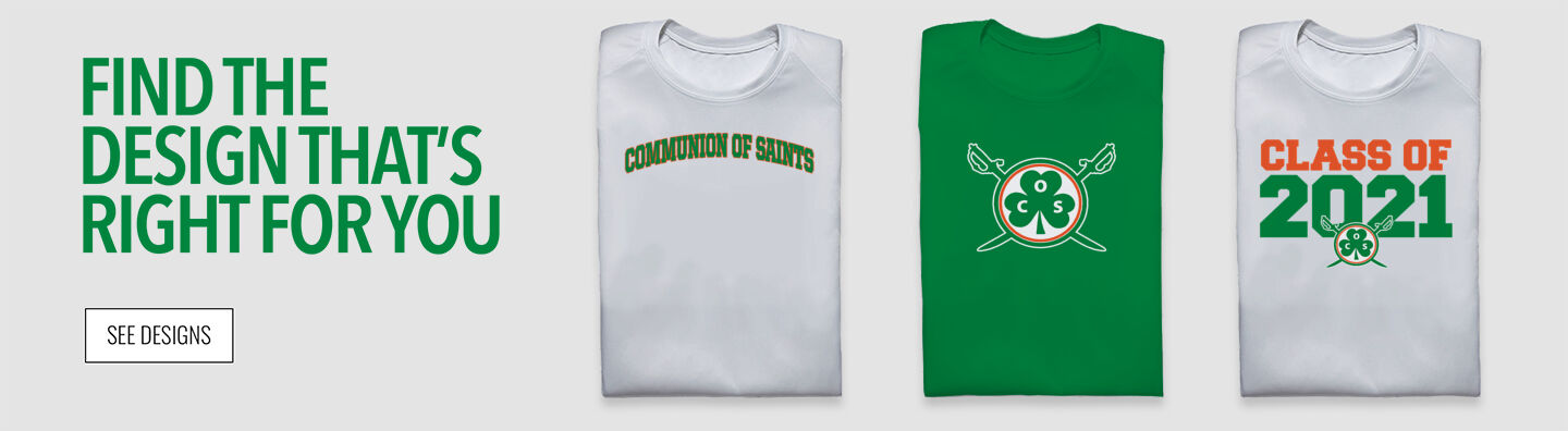 Communion of Saints School Sabres official sideline store Find the Design That's Right For You - Single Banner
