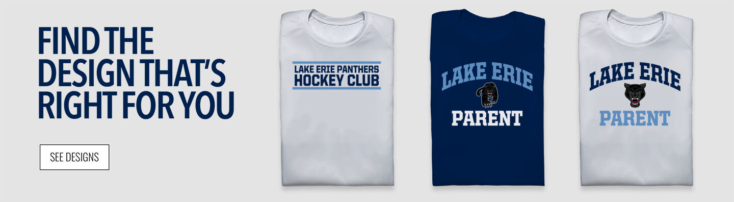Lake Erie Panthers Hockey Club official sideline store Find the Design That's Right For You - Single Banner