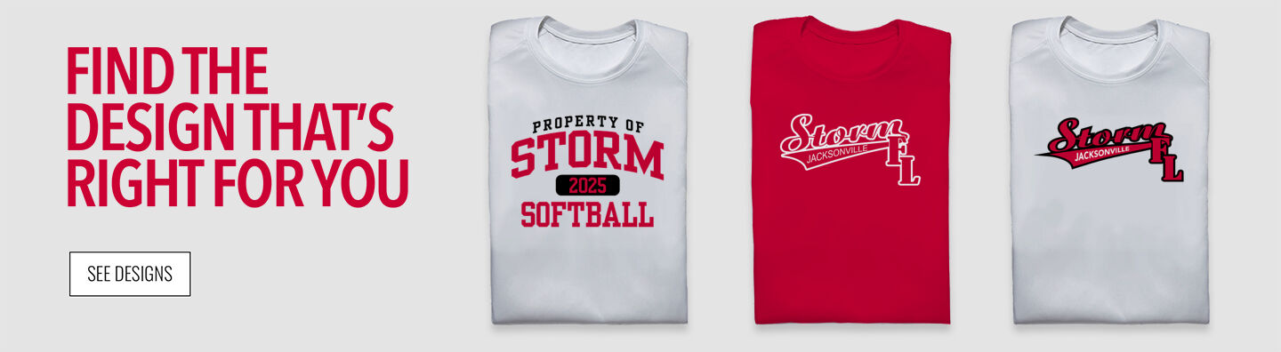 Jax STORM  SOFTBALL Find the Design That's Right For You - Single Banner