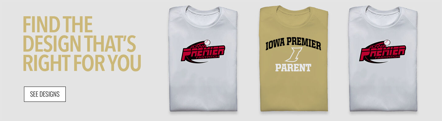 IOWA PREMIER Fastpitch Find the Design That's Right For You - Single Banner