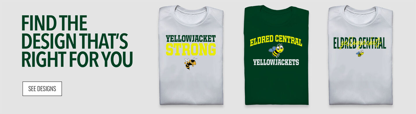 ELDRED CENTRAL Yellowjackets Find Your Design Banner