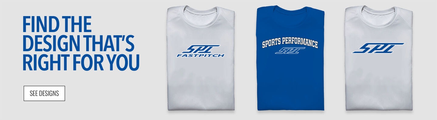 SPORTS PERFORMANCE   INSTITUTE Find the Design That's Right For You - Single Banner