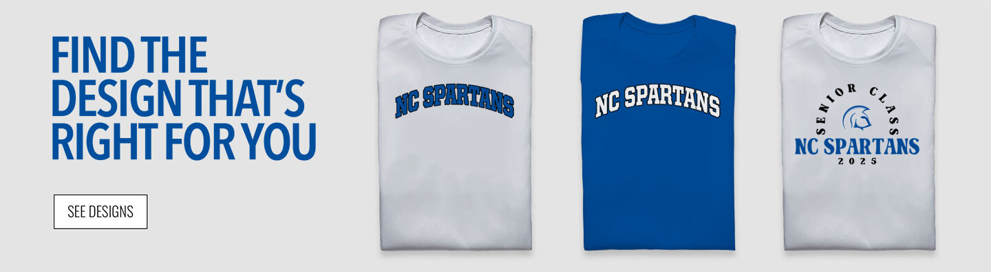 NC Spartans Spartans Find the Design That's Right For You - Single Banner