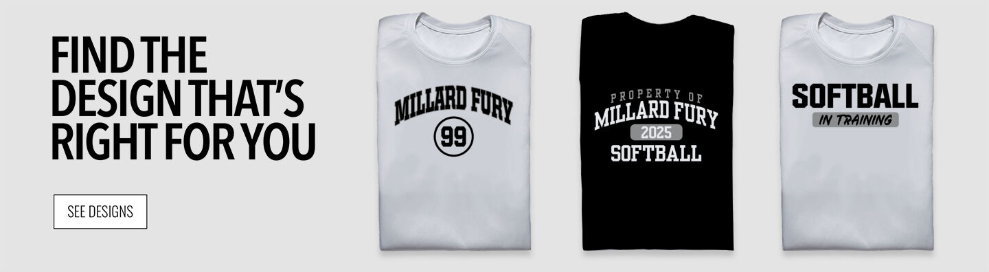 Millard Fury Softball Softball Find the Design That's Right For You - Single Banner