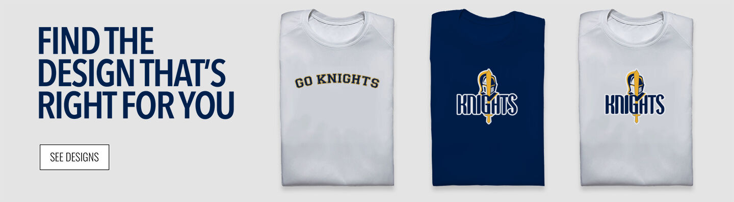 The Pine School Knights Find the Design That's Right For You - Single Banner