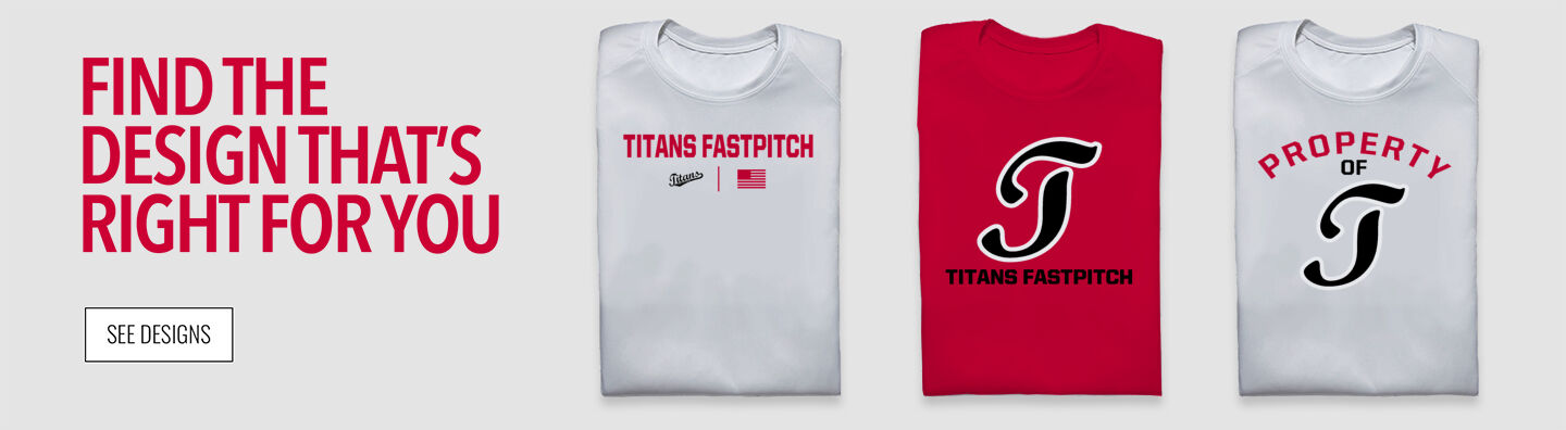 Titans Fastpitch Titans Fastpitch Find the Design That's Right For You - Single Banner