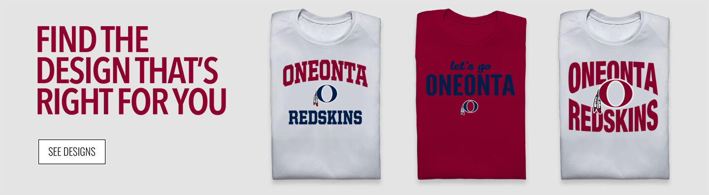 Oneonta Redskins Find the Design That's Right For You - Single Banner