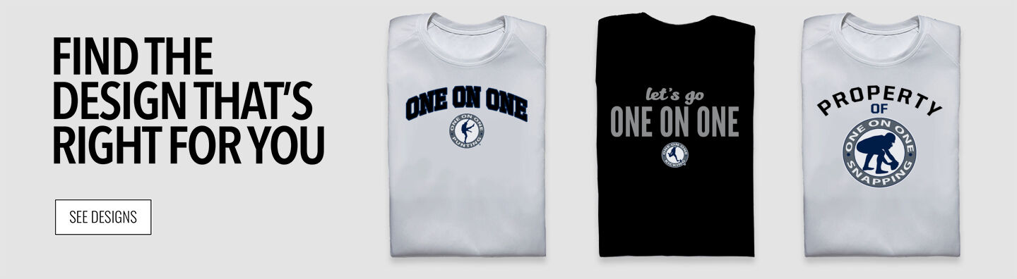 One on One Kicking Camp One on One Find the Design That's Right For You - Single Banner