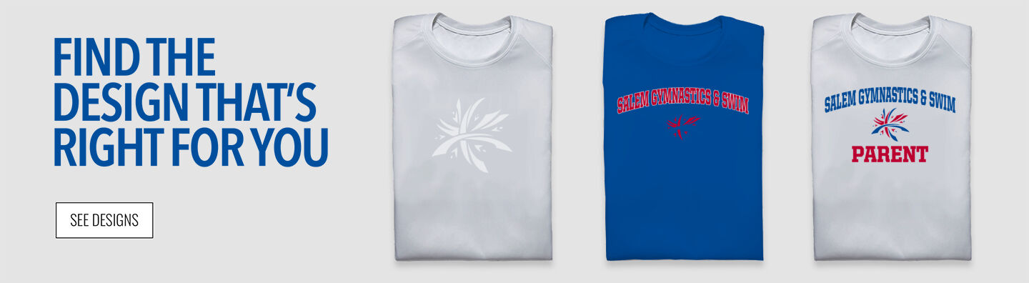 Salem Gymnastics & Swim Salem Gymnastics Find the Design That's Right For You - Single Banner