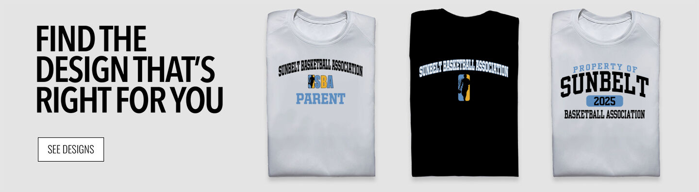 Sunbelt Basketball Association N/a Find the Design That's Right For You - Single Banner