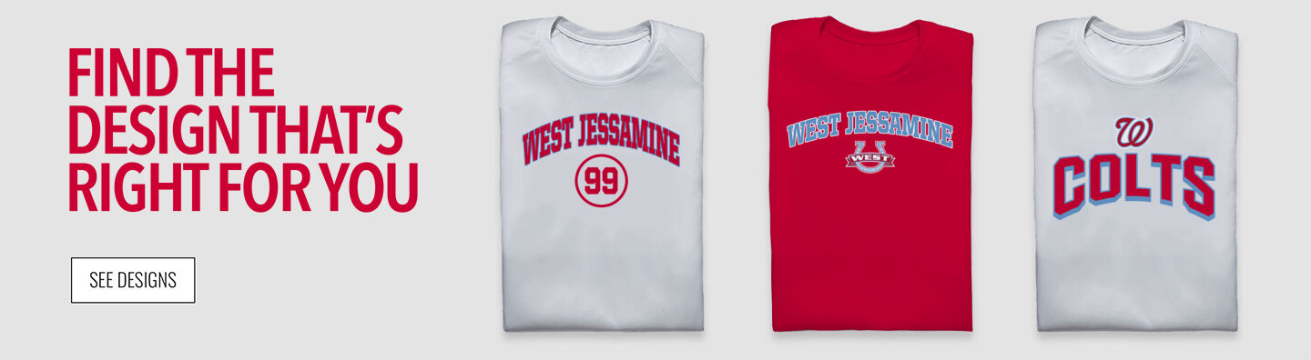 West Jessamine Colts Online Store Find the Design That's Right For You - Single Banner