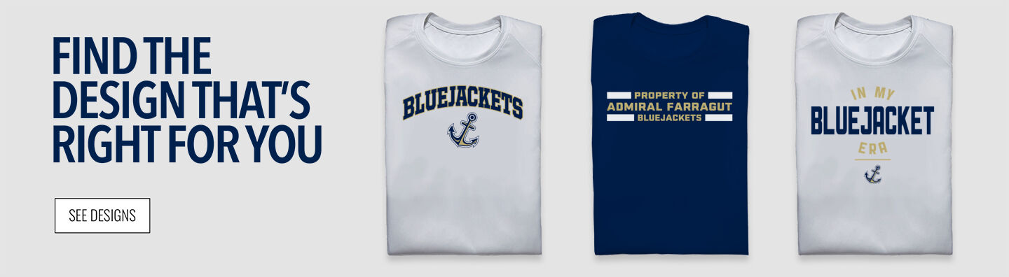 Admiral Farragut BlueJackets Find the Design That's Right For You - Single Banner