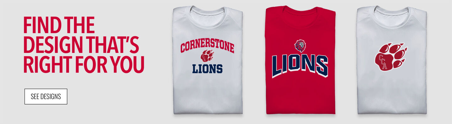Cornerstone Lions Find the Design That's Right For You - Single Banner