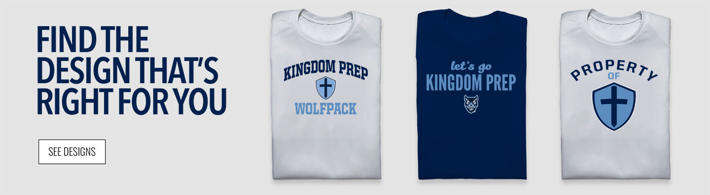 Kingdom Prep Wolfpack Find the Design That's Right For You - Single Banner