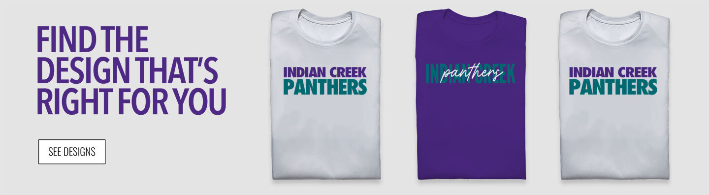 Indian Creek Panthers Find the Design That's Right For You - Single Banner
