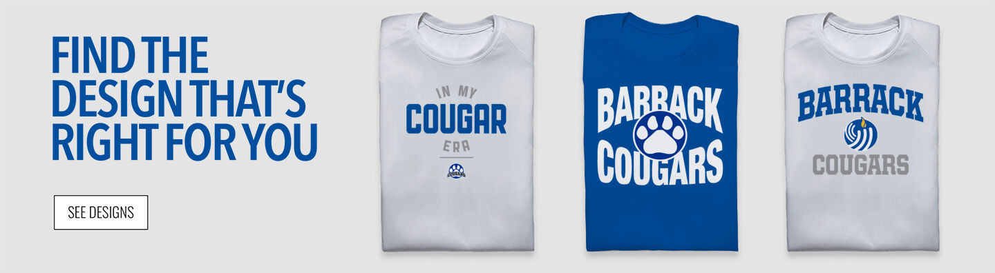 Barrack Cougars Find the Design That's Right For You - Single Banner