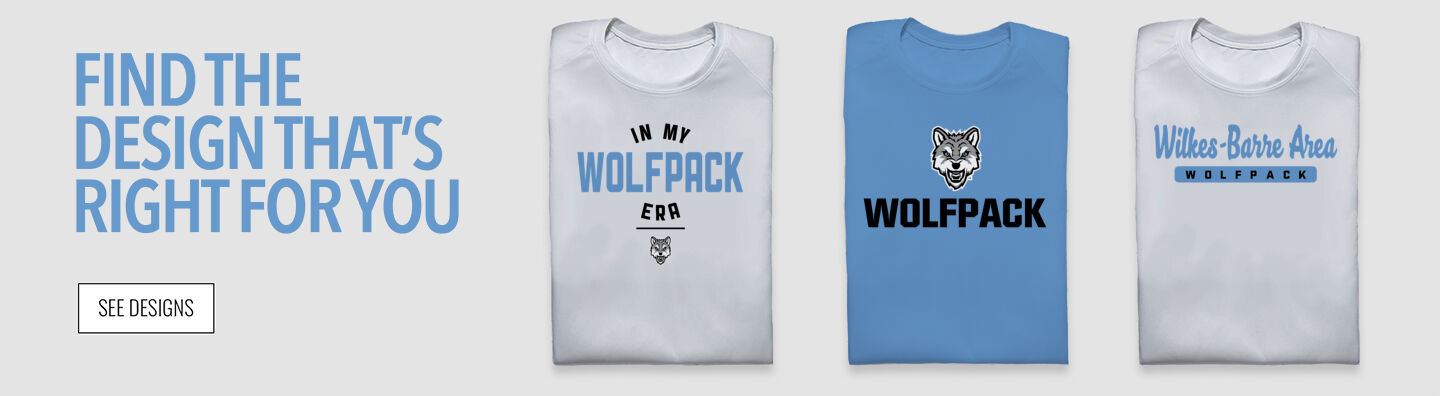 Wilkes-Barre Area Wolfpack Find the Design That's Right For You - Single Banner