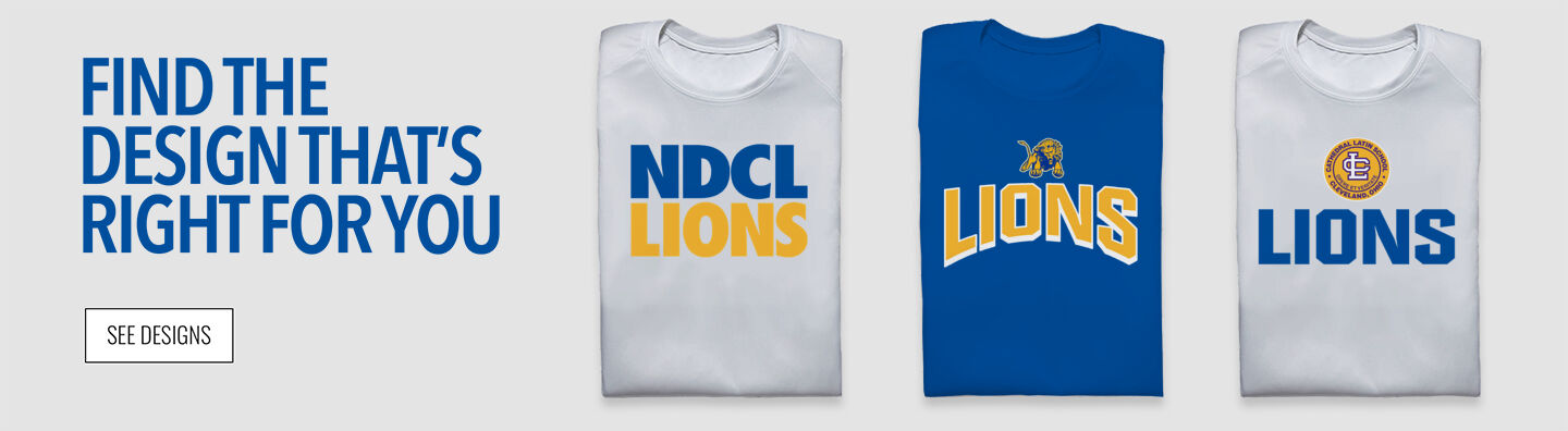 NDCL Lions Find the Design That's Right For You - Single Banner