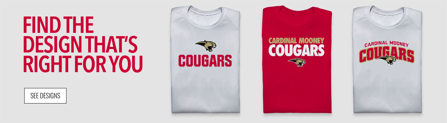 Cardinal Mooney Cougars Find the Design That's Right For You - Single Banner