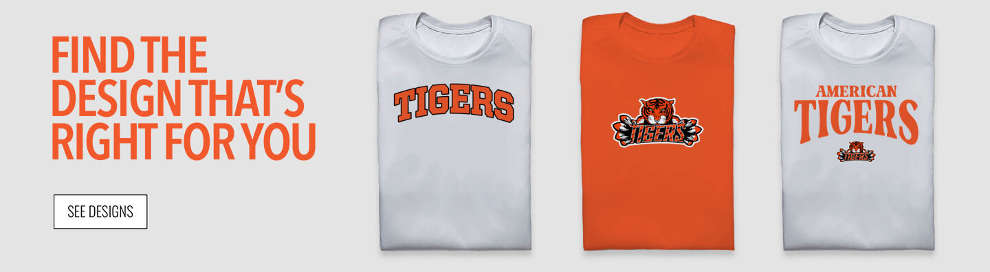 American School For The Deaf Tigers official sideline store Find the Design That's Right For You - Single Banner