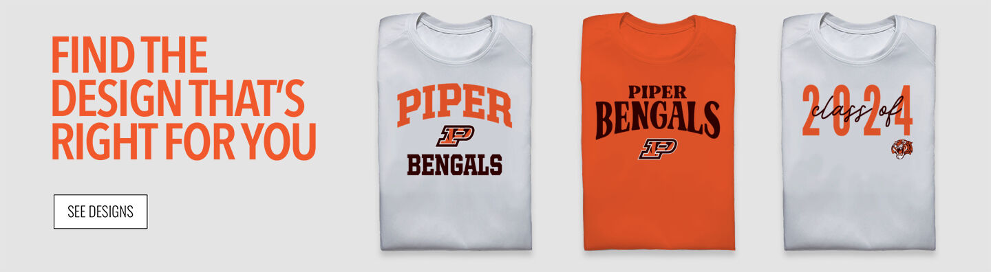 Piper Bengals Find the Design That's Right For You - Single Banner