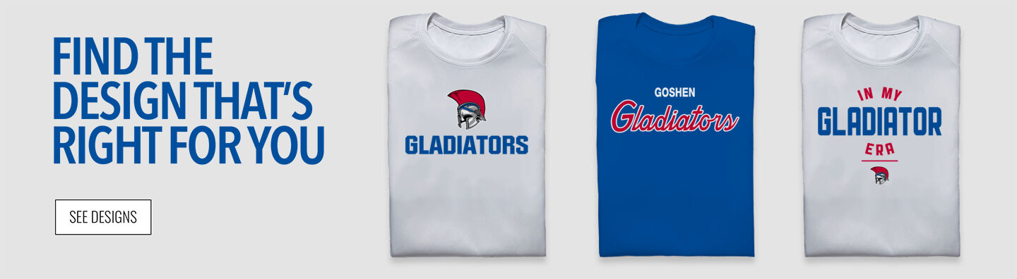 Goshen Gladiators Find the Design That's Right For You - Single Banner
