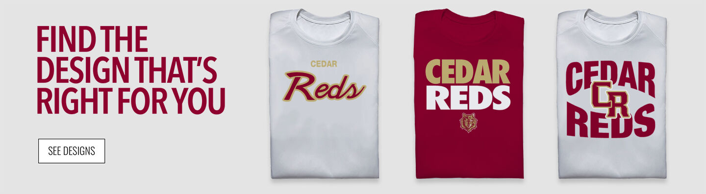 Cedar Reds Find Your Design Banner