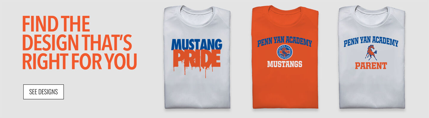Penn Yan Academy Mustangs Find the Design That's Right For You - Single Banner