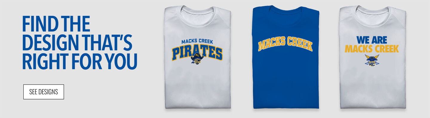 Macks Creek Pirates Find the Design That's Right For You - Single Banner