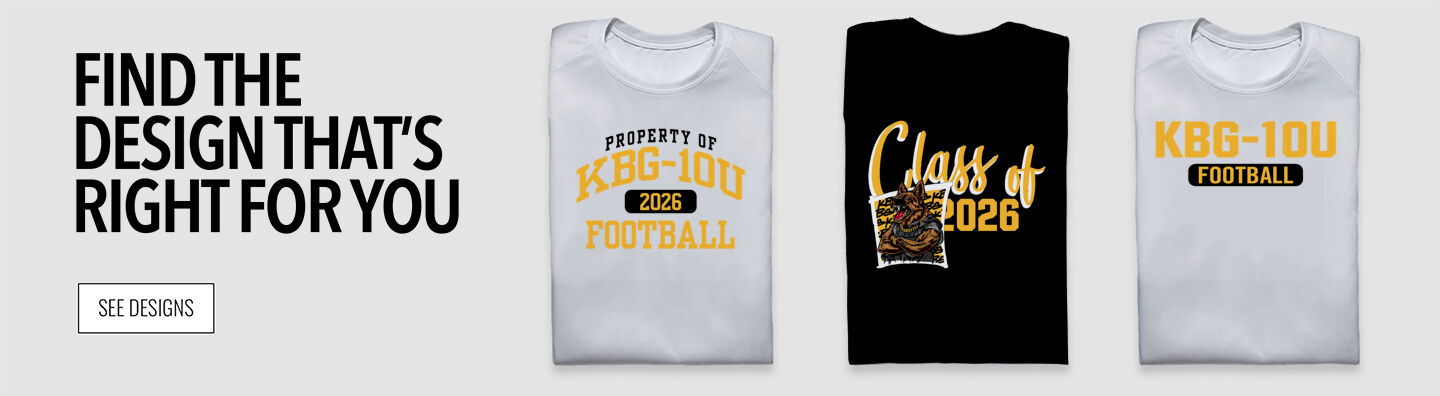 KBG-10U  Football Find the Design That's Right For You - Single Banner