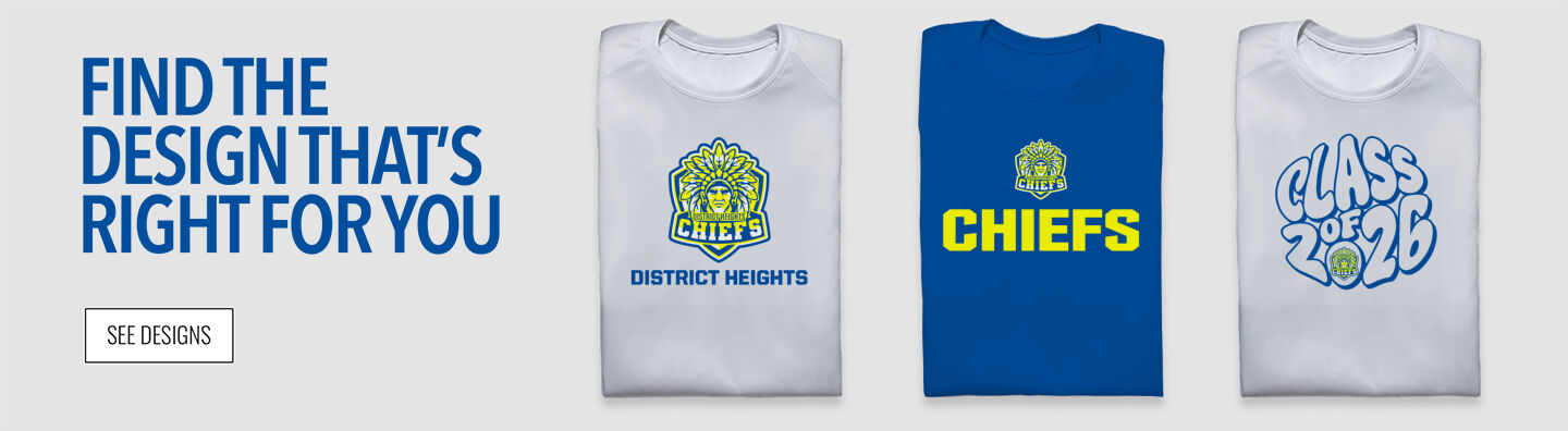 District Heights Basketball Find the Design That's Right For You - Single Banner
