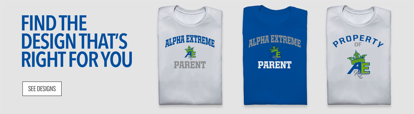 Alpha Extreme Royals Cheer Find the Design That's Right For You - Single Banner